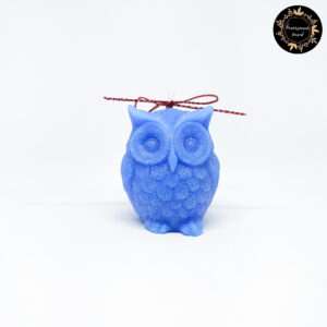 Mini Owl Candle (Blue)
