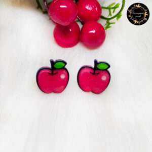 Apple Shine Studs