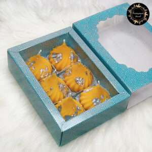 Modak Candles (Orange Set Of 6)