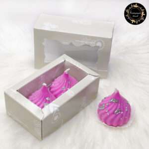 Modak Candles (Pink Set Of 2)