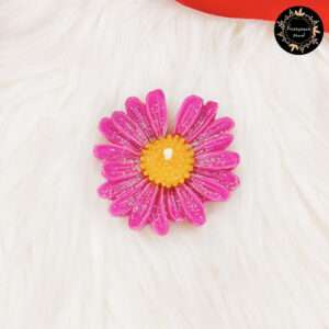 Floating Daisy Candle (Dark Pink+Orange)