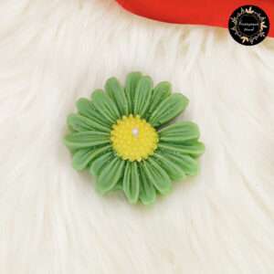Floating Daisy Candle (Green+Yellow)