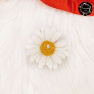 Floating Daisy Candle (White+Orange)