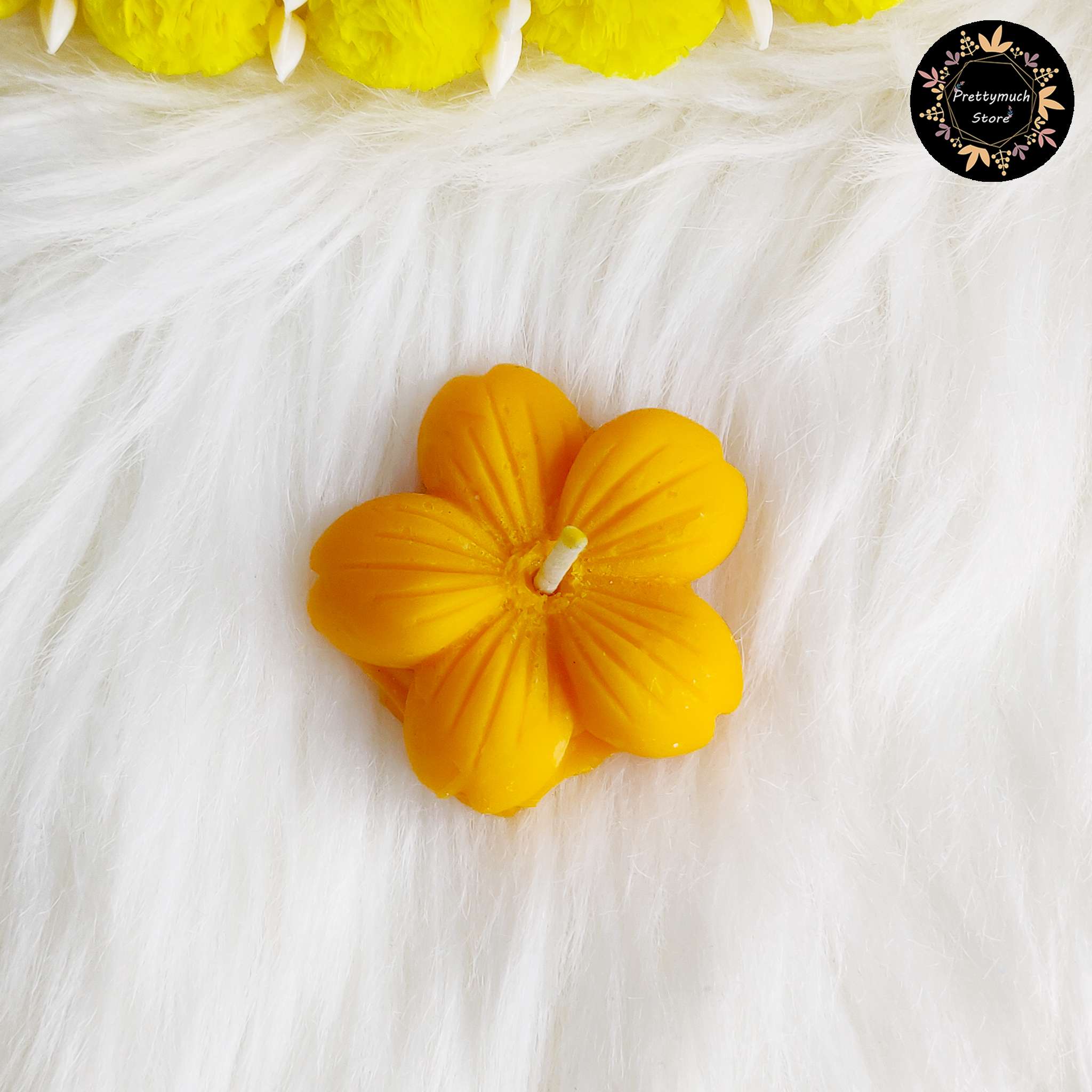 Floating Sakura Candle (Orange)