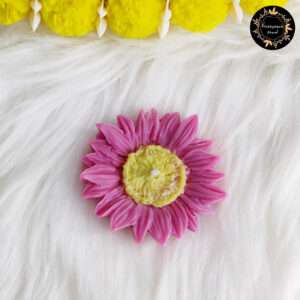 Floating Sunflower Candle (Dark Pink+Yellow)