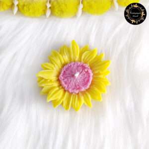 Floating Sunflower Candle (Yellow+Pink)