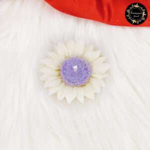 Floating Sunflower Candle (White+Lavender)