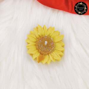 Floating Sunflower Candle (Yellow+Brown)
